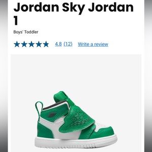 Brand New in Box Baby/Toddler Sky Jordan 1